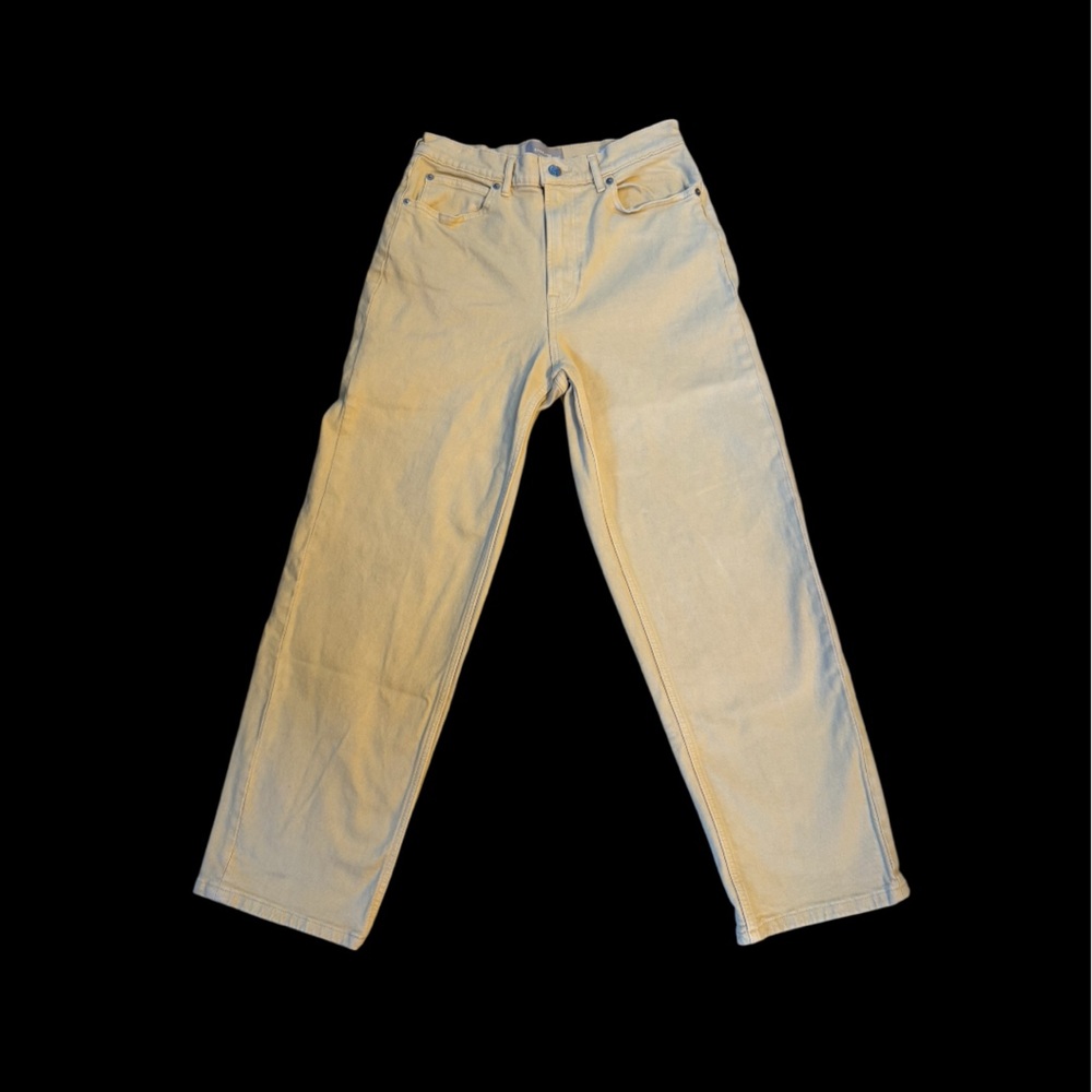 Everlane Women's The Way-High Jean Straight Leg Jeans in Tan 28 Tall